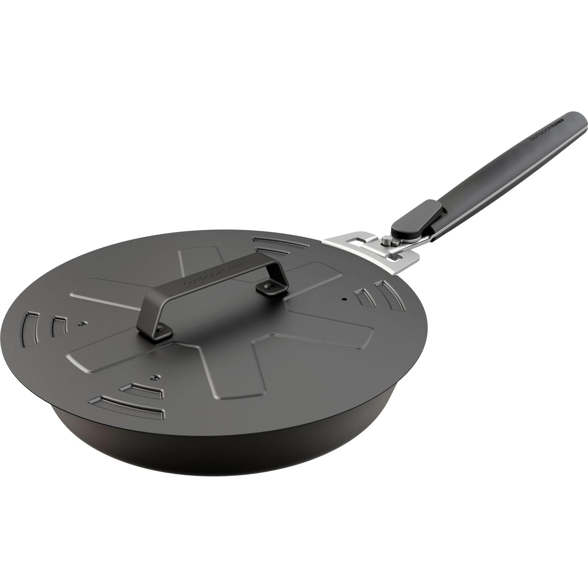 OutdoorChef Carbon Steel Lid 4-in-1 - Multi-Use Cooking Accessory