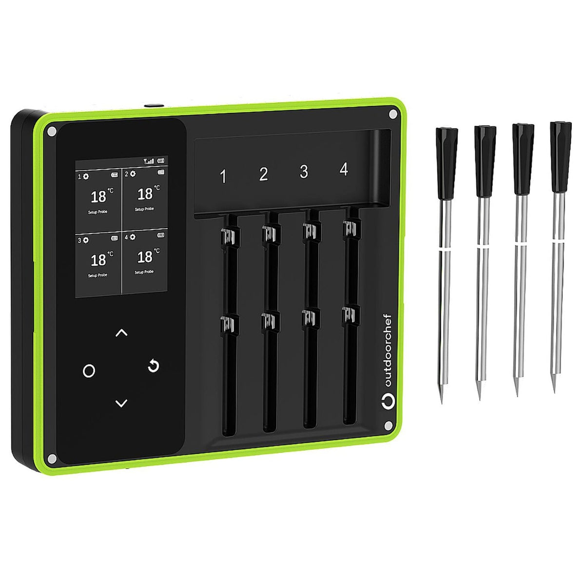 OutdoorChef Easy Check Wireless Meat Thermometer - Quattro