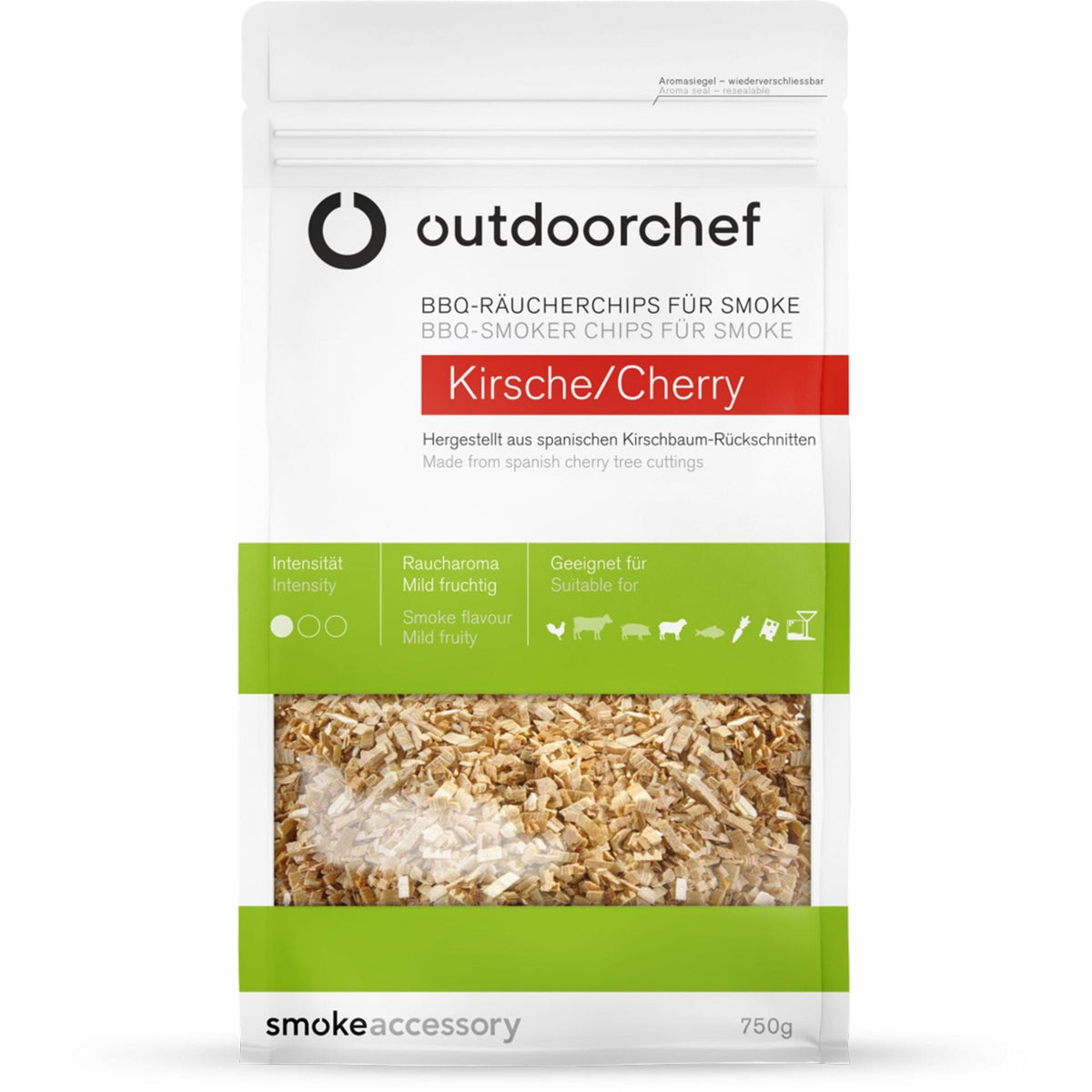 رقائق التدخين من OutdoorChef بنكهة الكرز - ملحق للتدخين