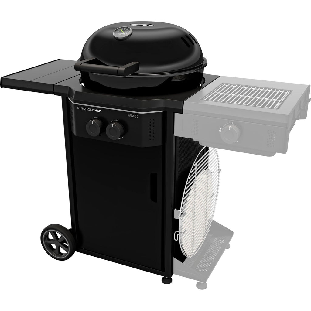 OutdoorChef Davos 570 G Pro Gas Kettle Grill - 30mbar