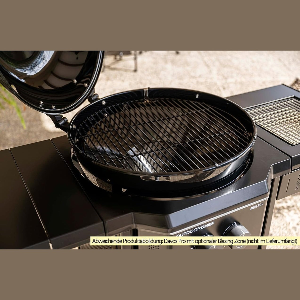 OutdoorChef Davos 570 G Pro Gas Kettle Grill - 30mbar
