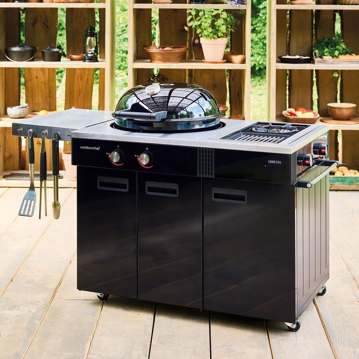 OutdoorChef Lugano 570 G EVO II Gas Kettle Grill - 30mbar