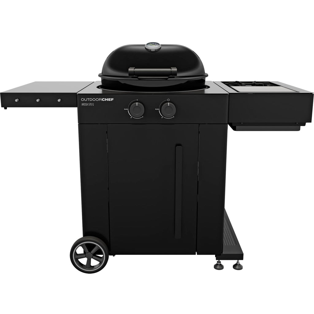 OutdoorChef Arosa 570 G EVO Plus Gas Kettle Grill - Black 30mbar