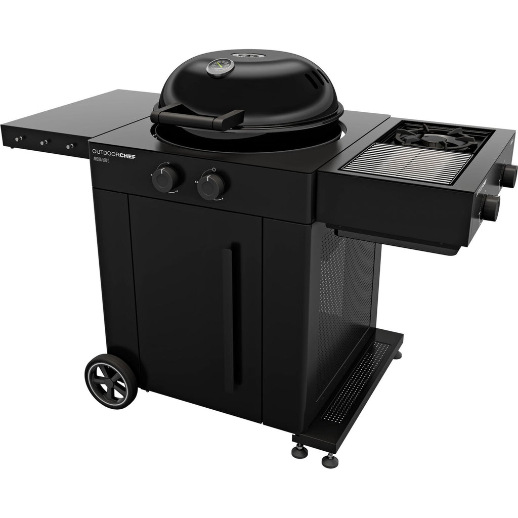 OutdoorChef Arosa 570 G EVO Plus Gas Kettle Grill - Black 30mbar