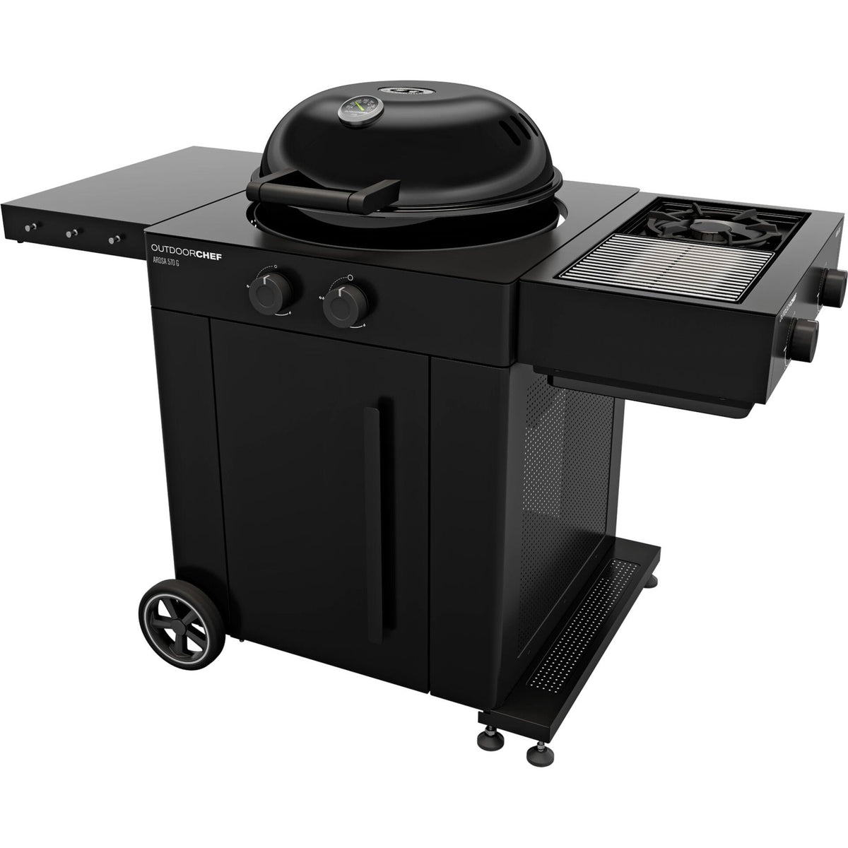 OutdoorChef Arosa 570 G EVO Plus Gas Kettle Grill - Black 30mbar