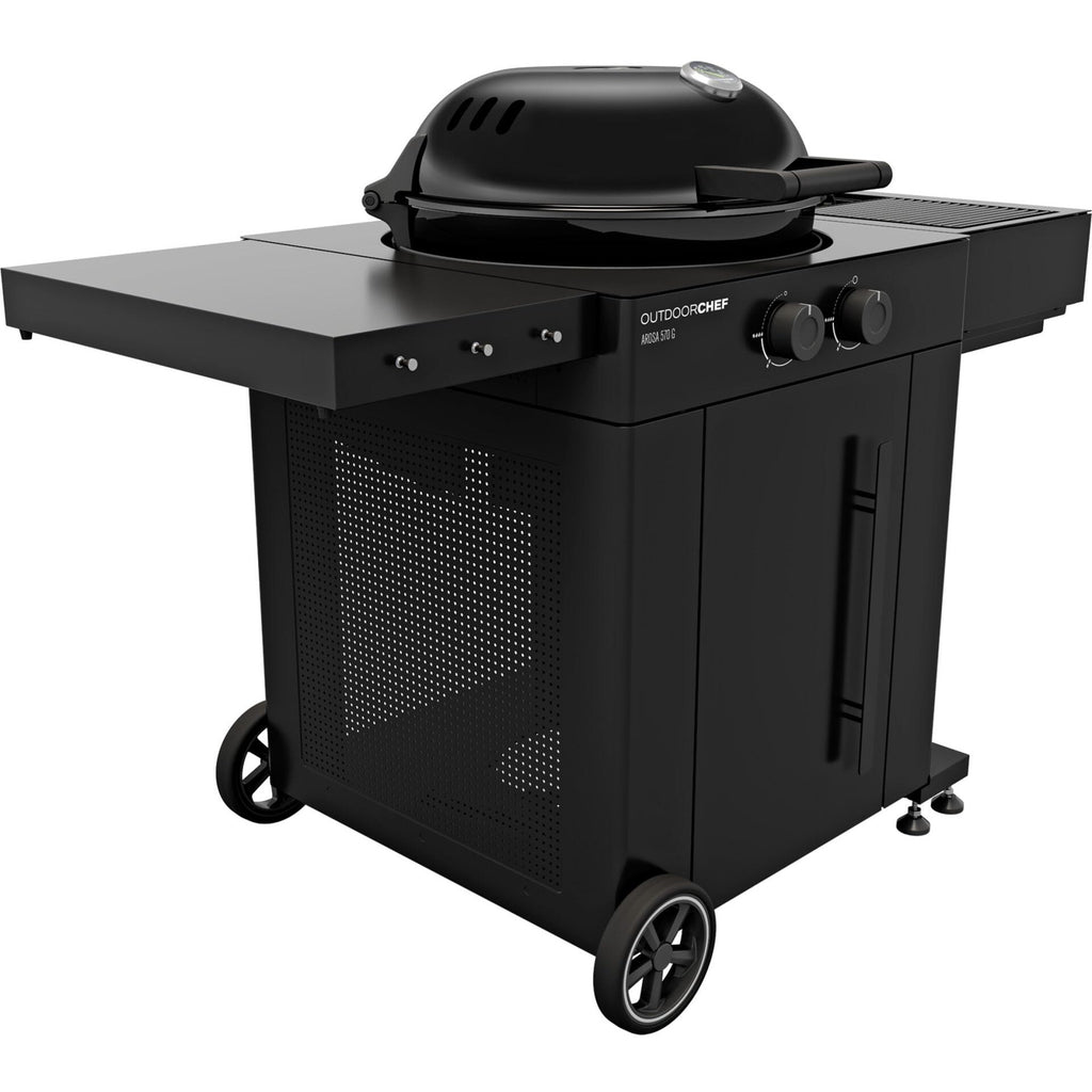 OutdoorChef Arosa 570 G EVO Plus Gas Kettle Grill - Black 30mbar
