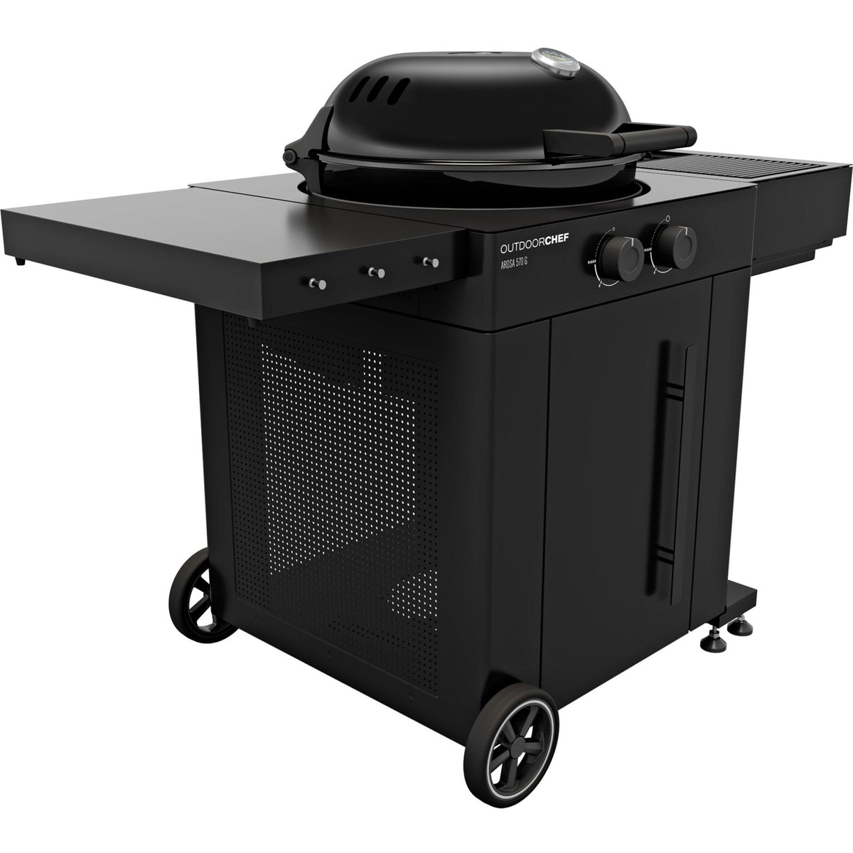 OutdoorChef Arosa 570 G EVO Plus Gas Kettle Grill - Black 30mbar