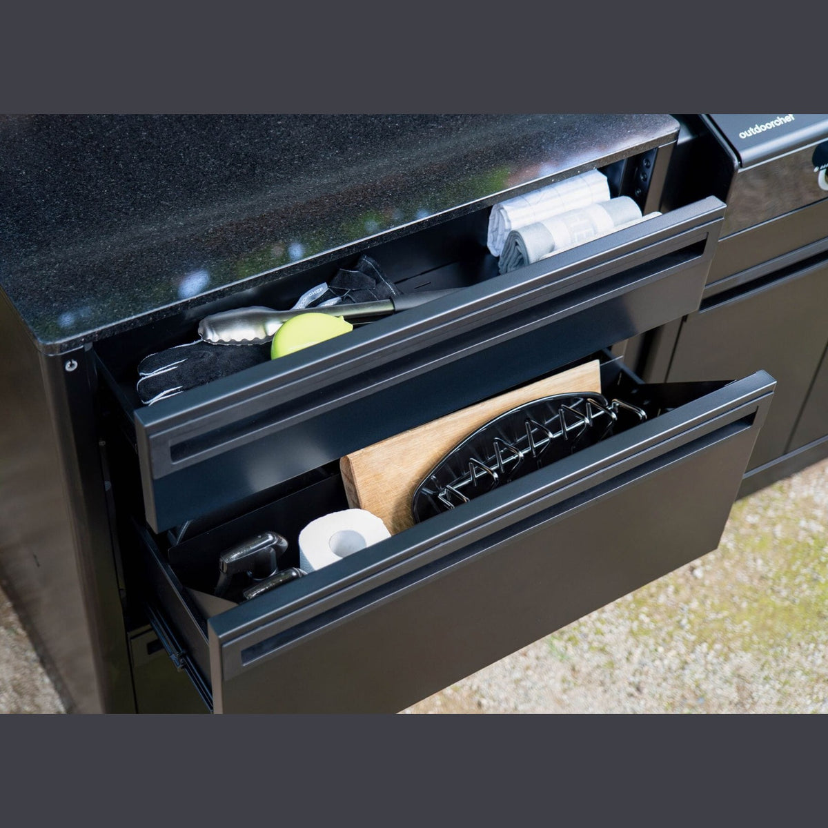 OutdoorChef Outdoor Kitchen Cabinet - 3 Drawers