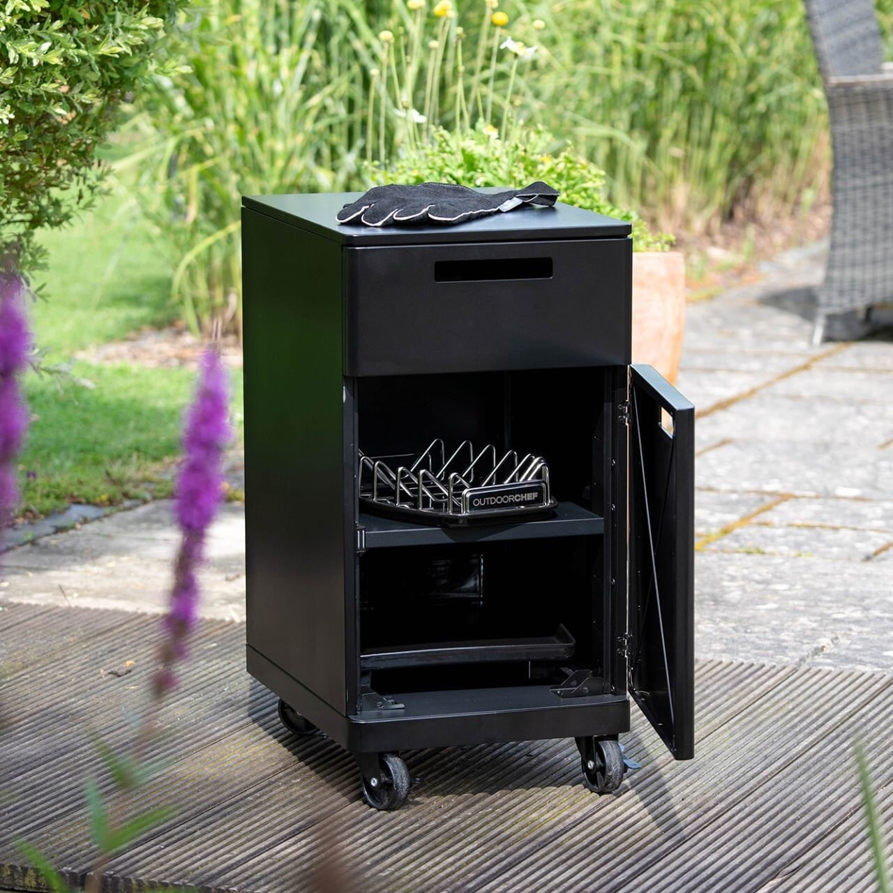 OutdoorChef Grill Cabinet with Casters