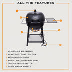Oklahoma Joe's Blackjack Kettle Charcoal Grill