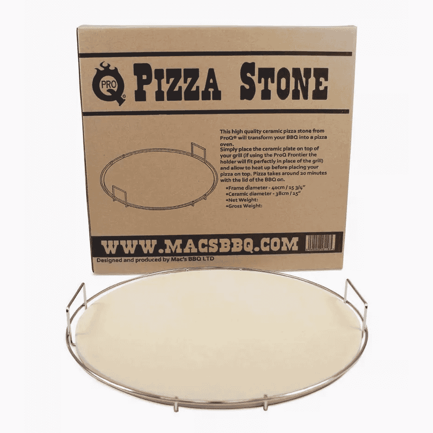 ProQ Pizza Stone Set with Stainless Steel Carry Rack