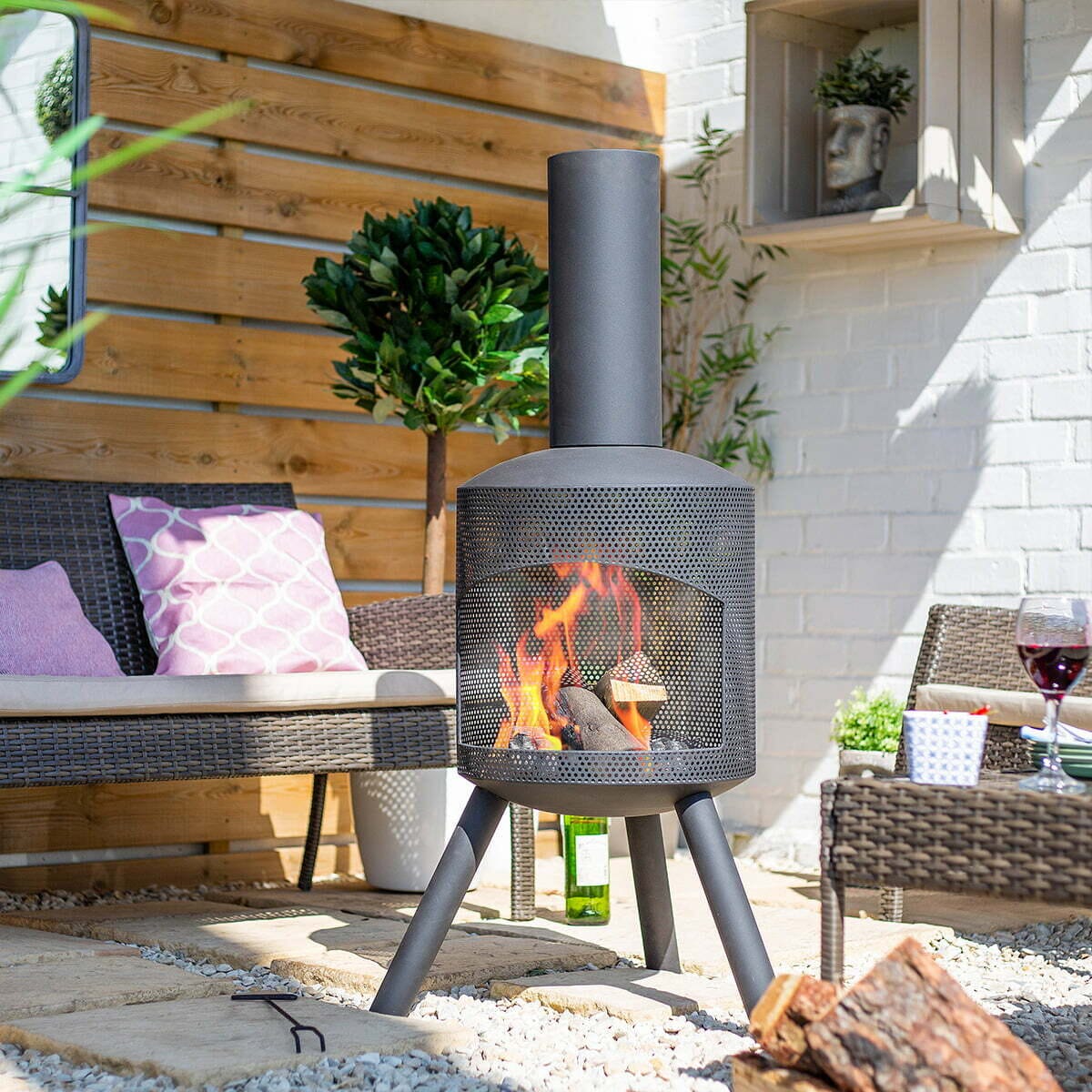 La Hacienda - Santana Perforated Fireplace