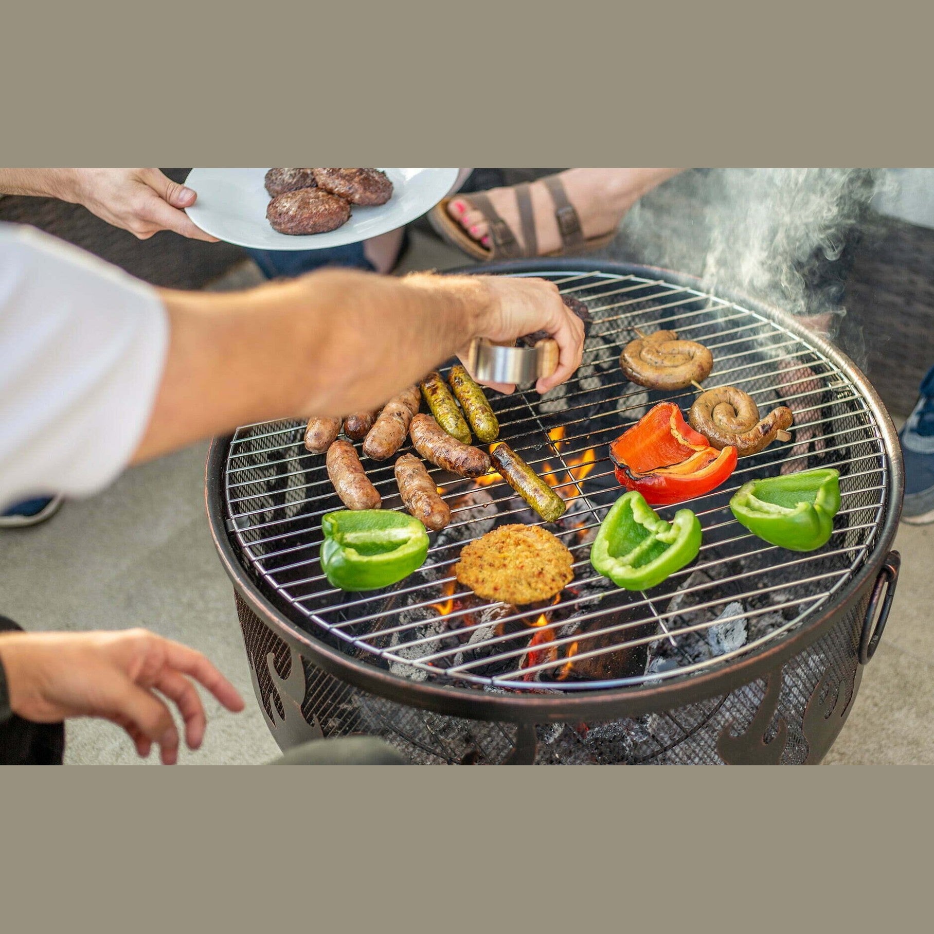 La Hacienda - Wildfire Firepit | With Cooking Grill