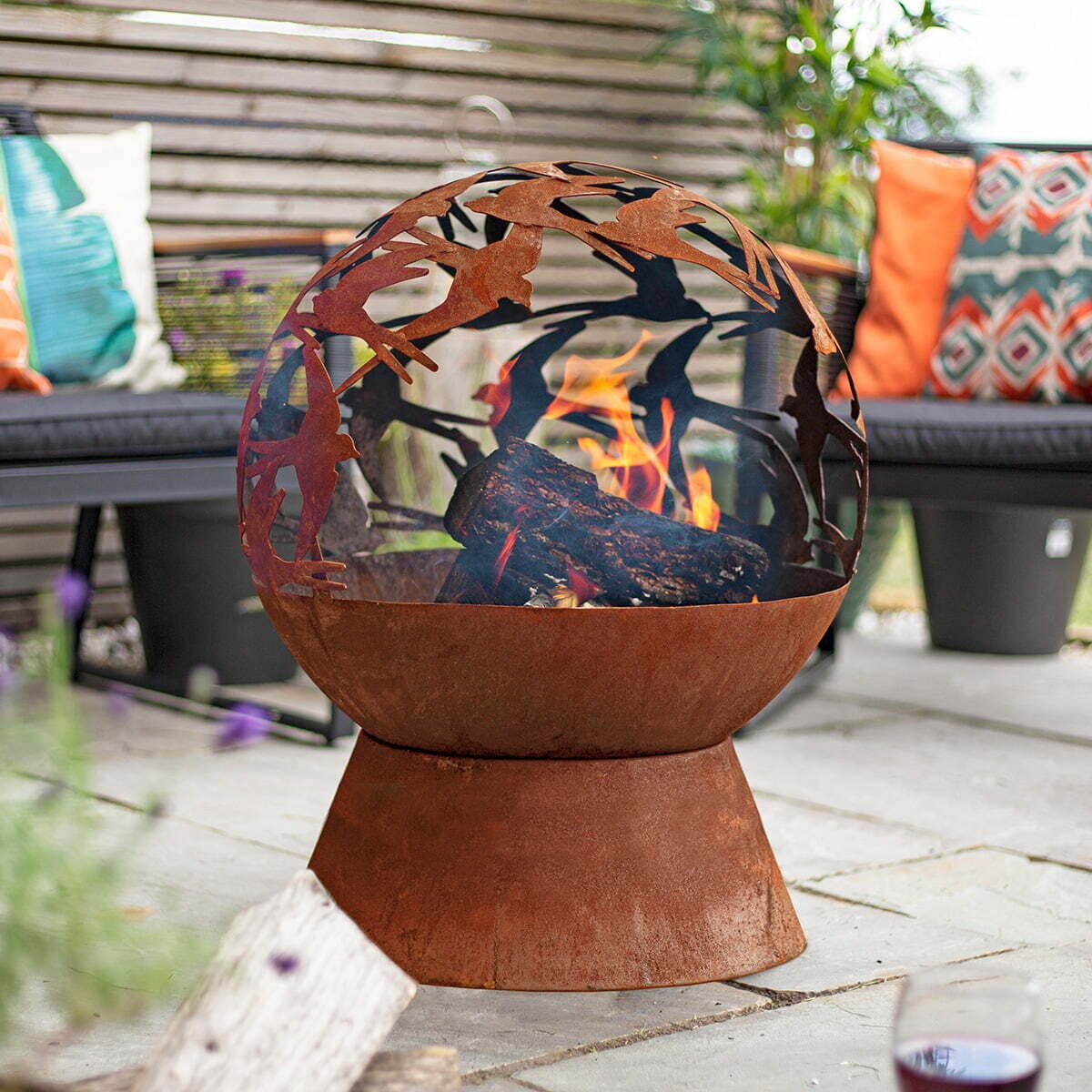 La Hacienda - Swallows  Fire Globe