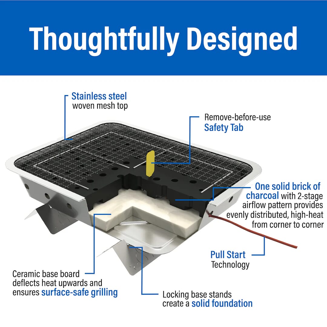 Pull Start Fire - Grill Single Unit - No PDQ
