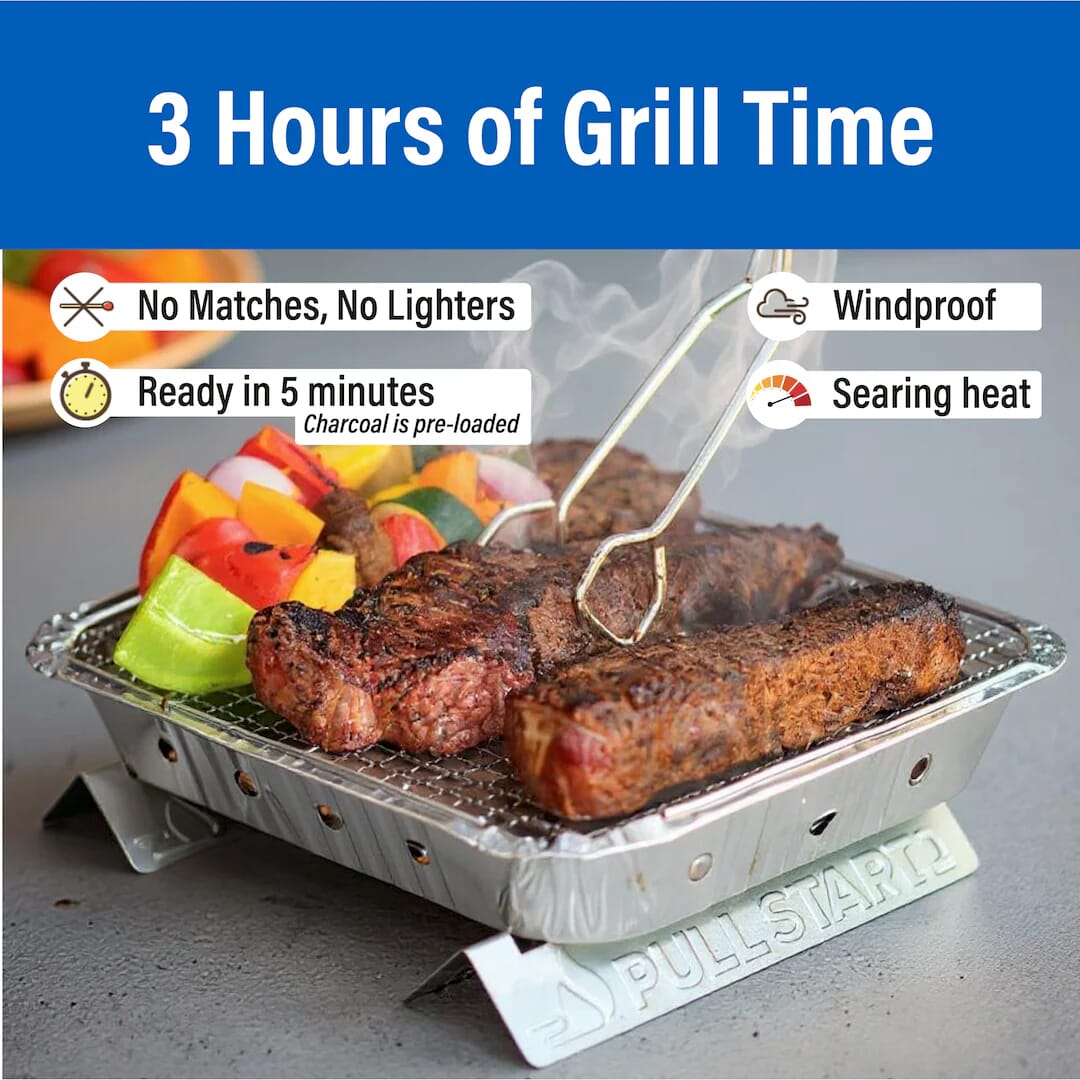 Pull Start Fire - Grill Single Unit - No PDQ