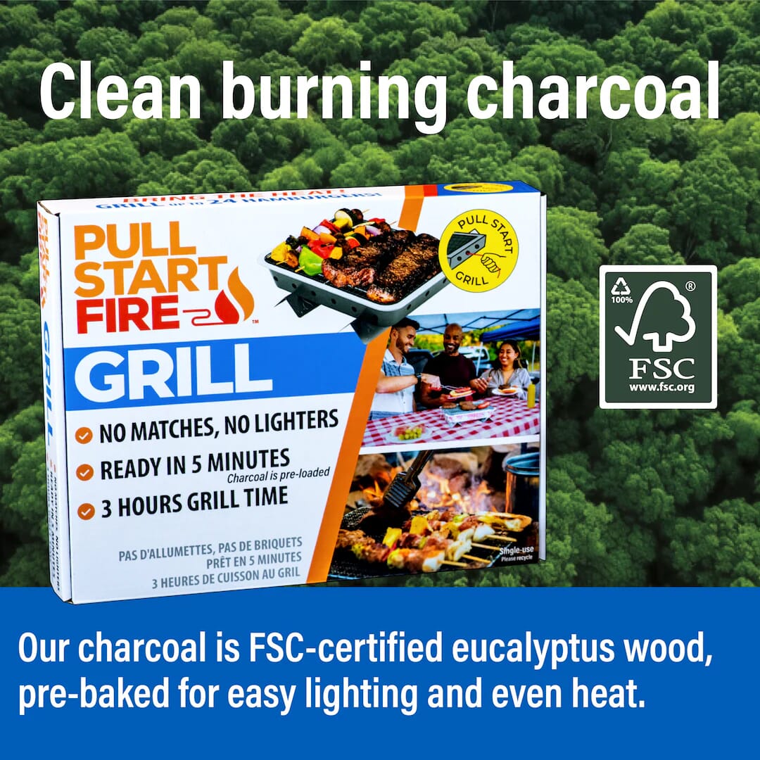 Pull Start Fire - Grill Single Unit - No PDQ