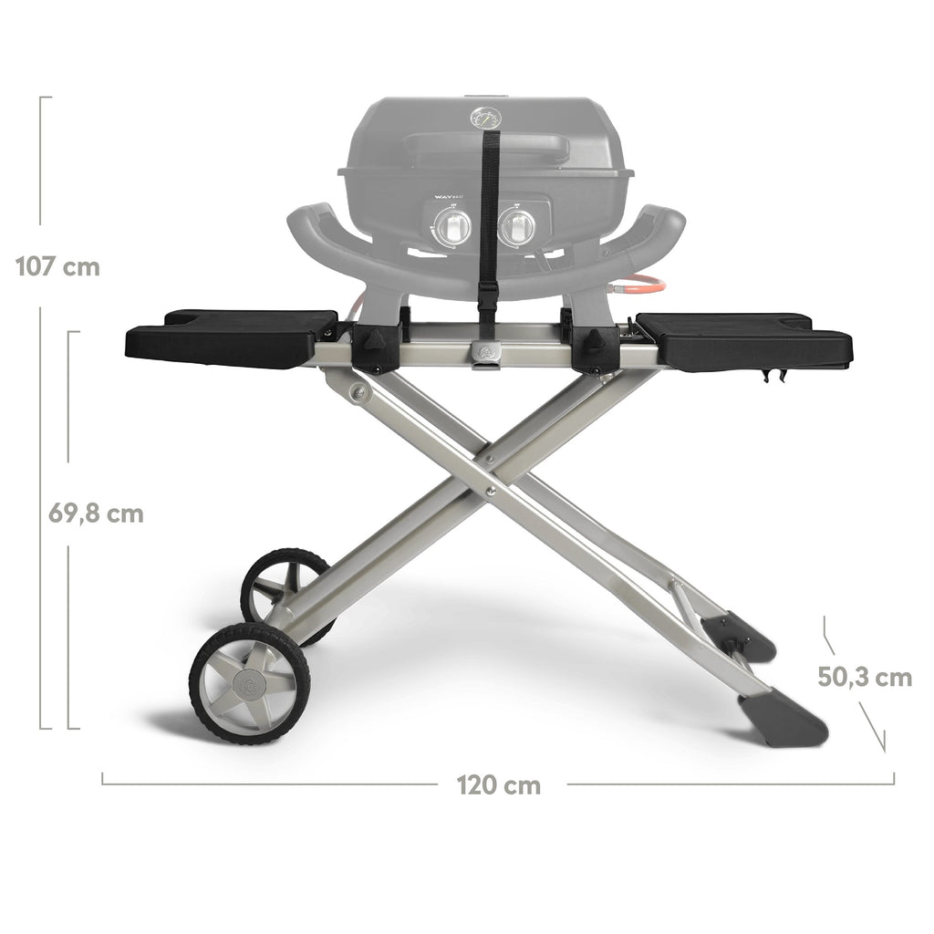 Burnhard WAYNE Grill Trolley - Stainless Steel