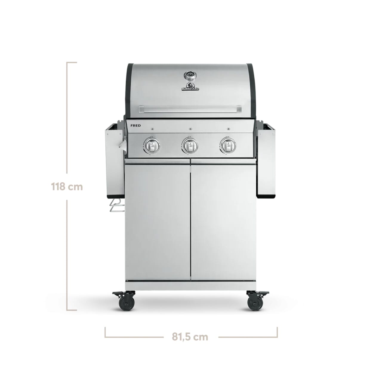 Burnhard FRED - 3-Burner Gas Grill Basic Edition - Series 3