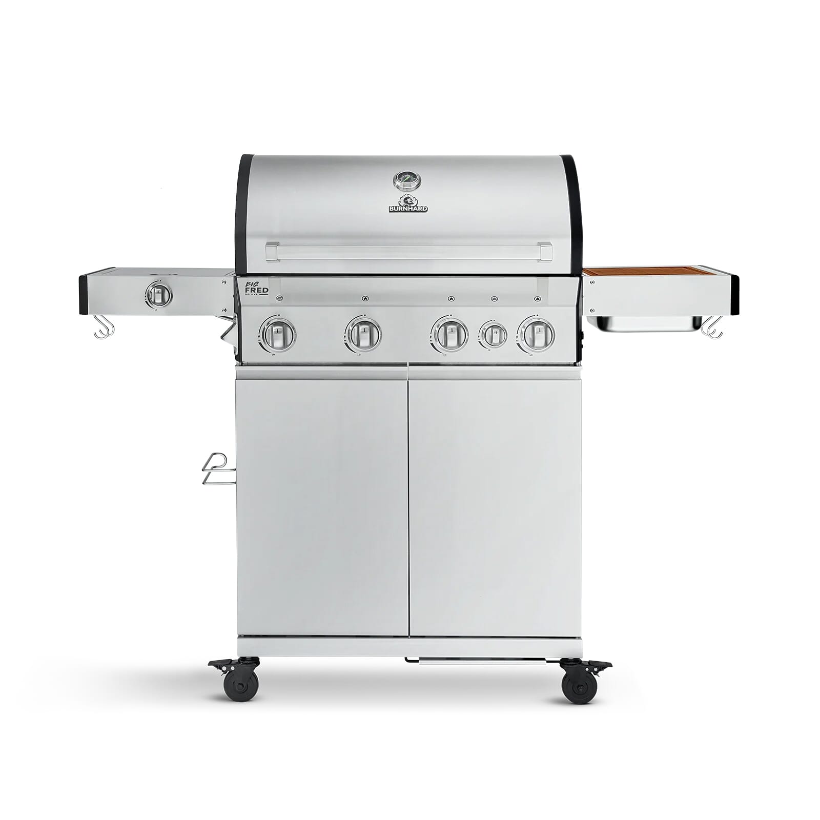 Burnhard Big FRED 4-Burner Gas Grill Deluxe - Series 3 with Side Burner