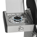 Burnhard Big FRED 4-Burner Gas Grill Deluxe - Series 3 with Side Burner