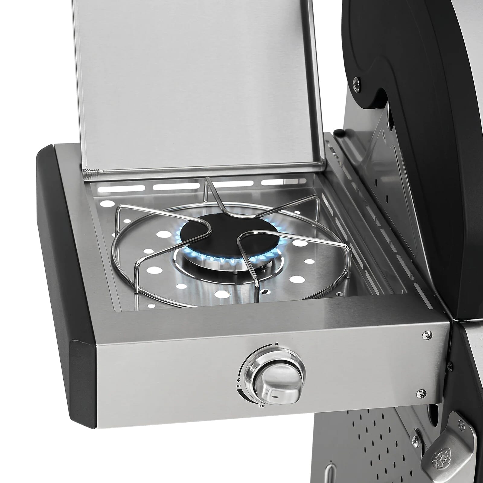 Burnhard Big FRED 4-Burner Gas Grill Deluxe - Series 3 with Side Burner