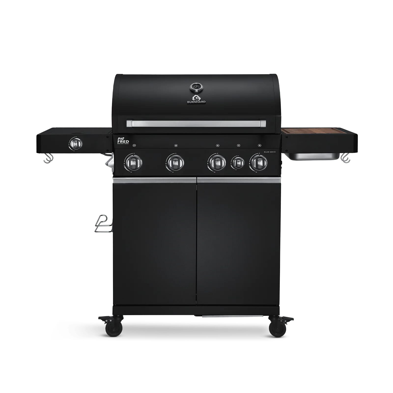Burnhard Big FRED 4-Burner Gas Grill Deluxe - Series 3 Black Edition