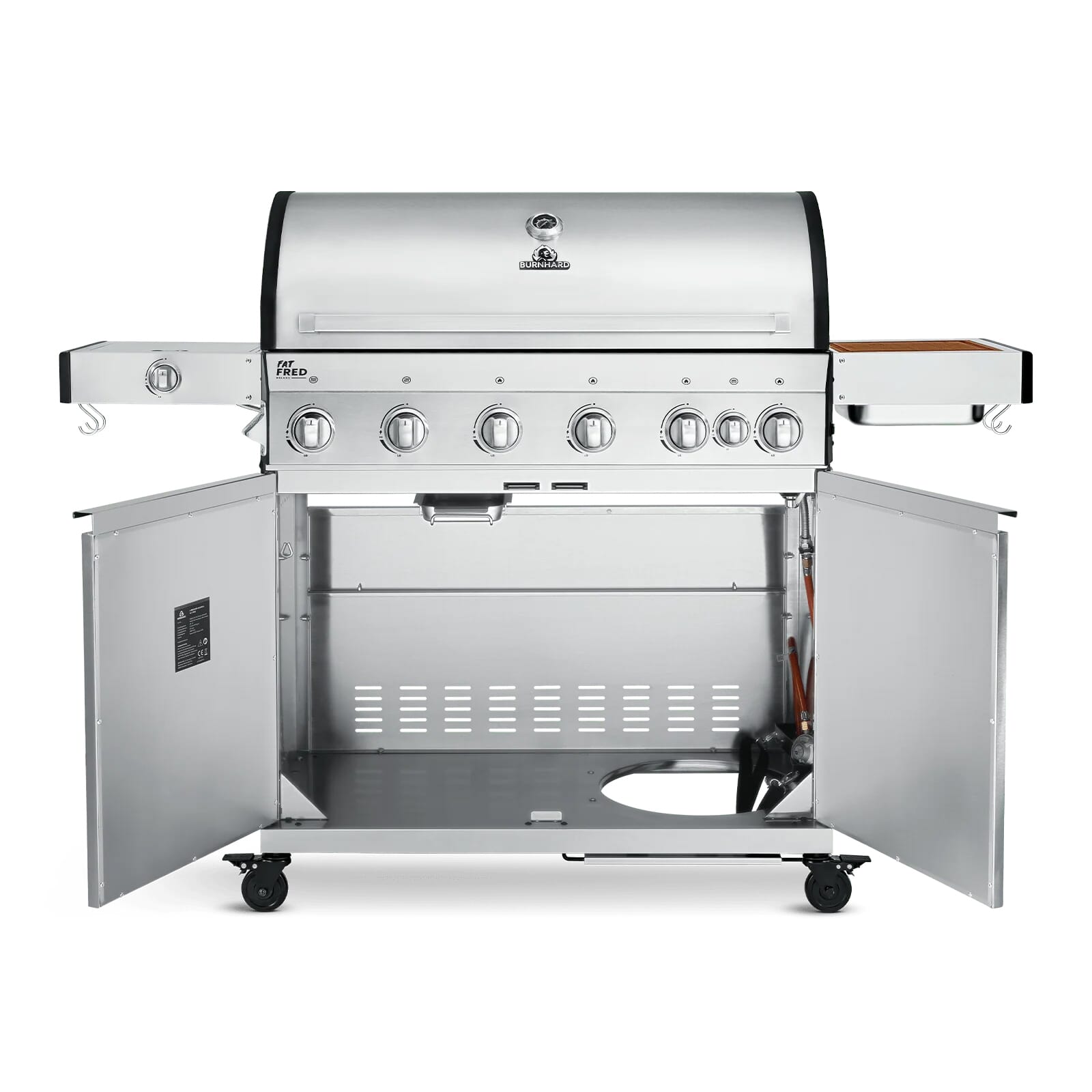 Burnhard Fat FRED 6-Burner Gas Grill Deluxe - Series 3