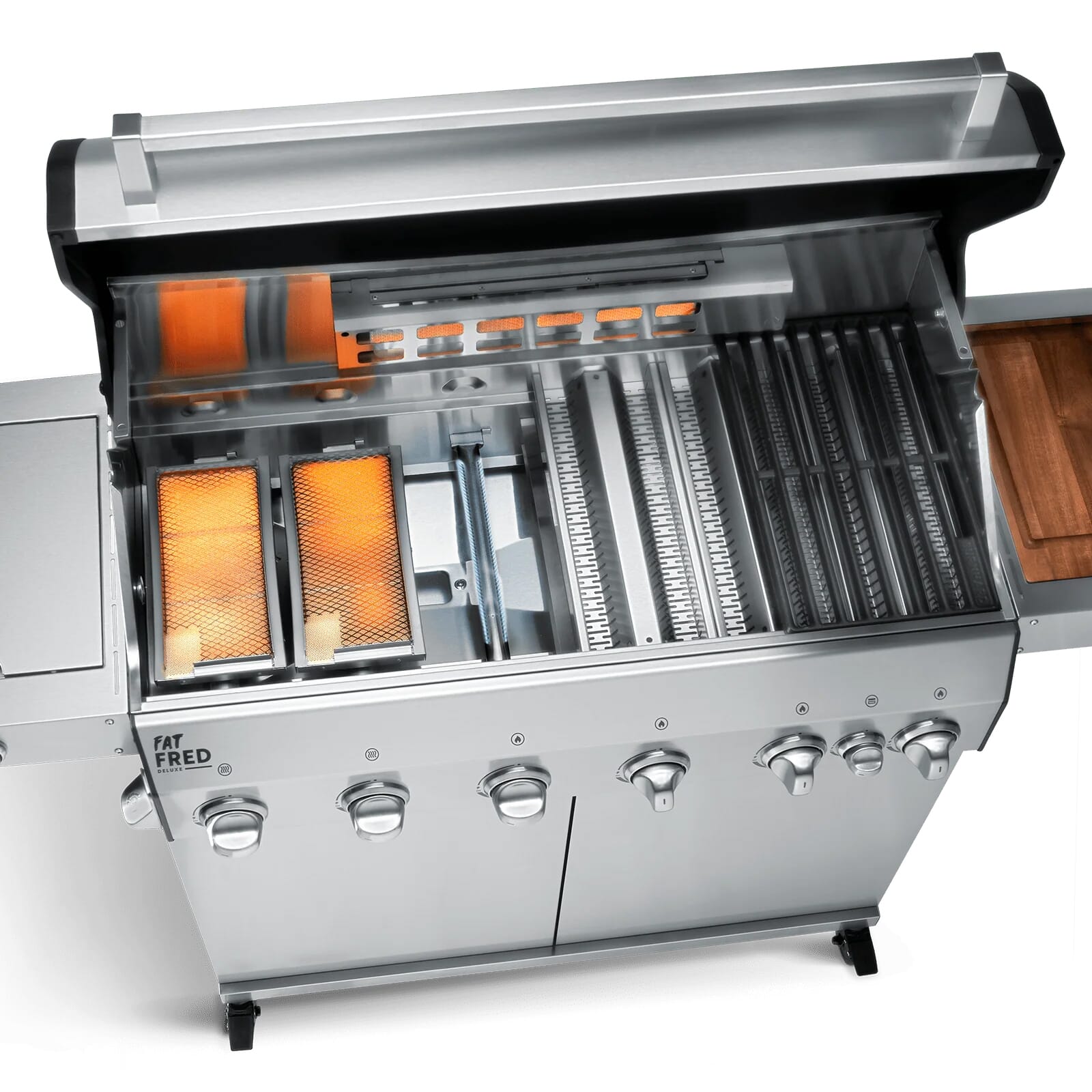 Burnhard Fat FRED 6-Burner Gas Grill Deluxe - Series 3