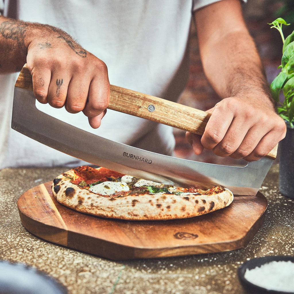Burnhard Rocking Pizza Cutter - Stainless Steel