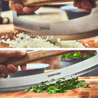 Burnhard Rocking Pizza Cutter - Stainless Steel