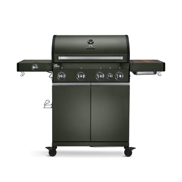 Burnhard Big FRED - Deluxe Gas Grill 4-Burner Green Edition