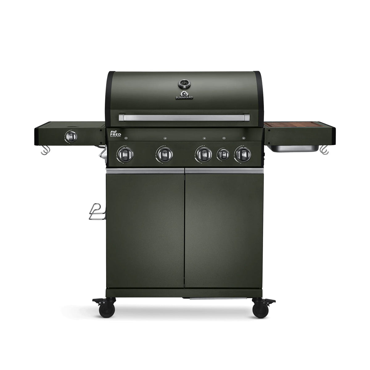 Burnhard Big FRED 4-Burner Gas Grill Deluxe - Green Edition