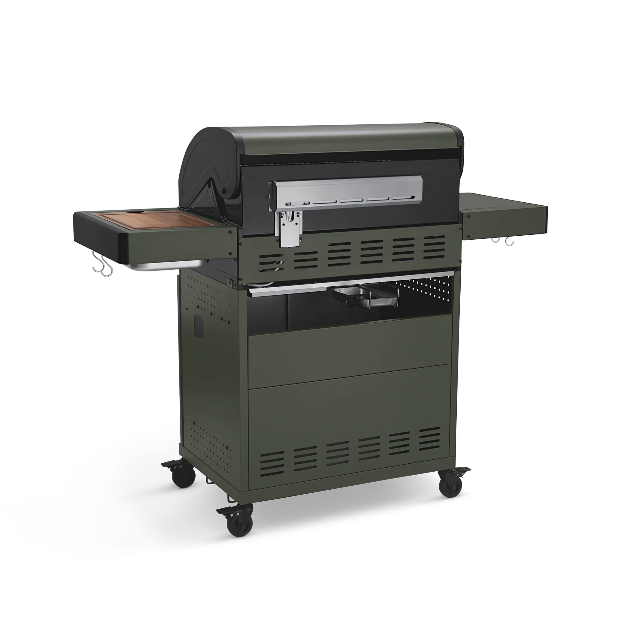Burnhard Big FRED - Deluxe Gas Grill 4-Burner Green Edition