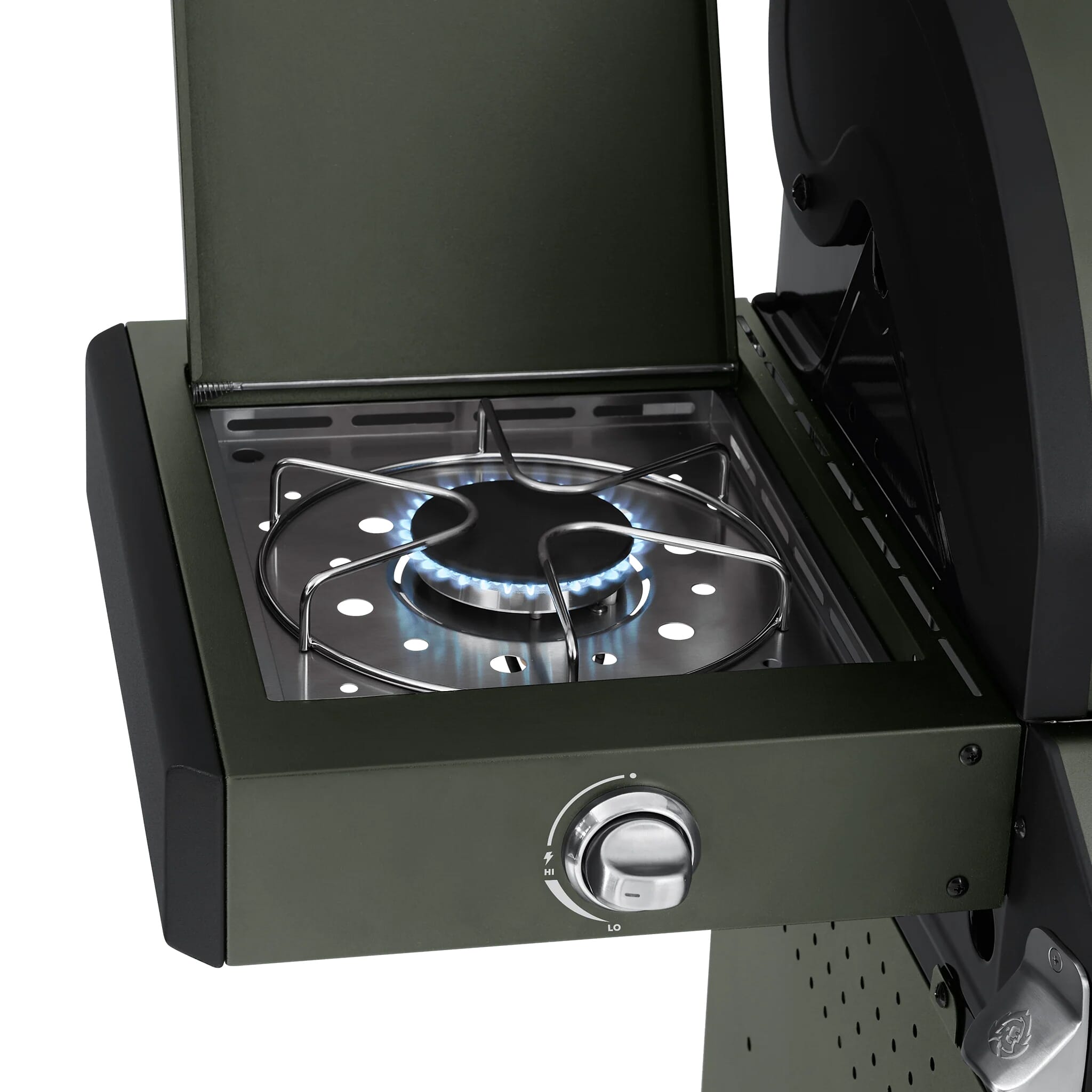 Burnhard Big FRED - Deluxe Gas Grill 4-Burner Green Edition