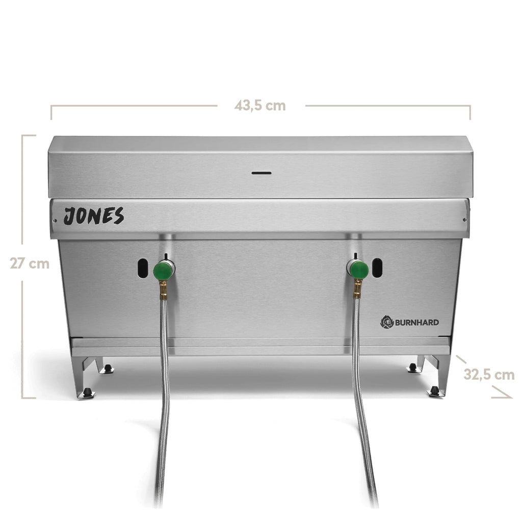 Burnhard JONES 2-Burner Portable Gas Grill