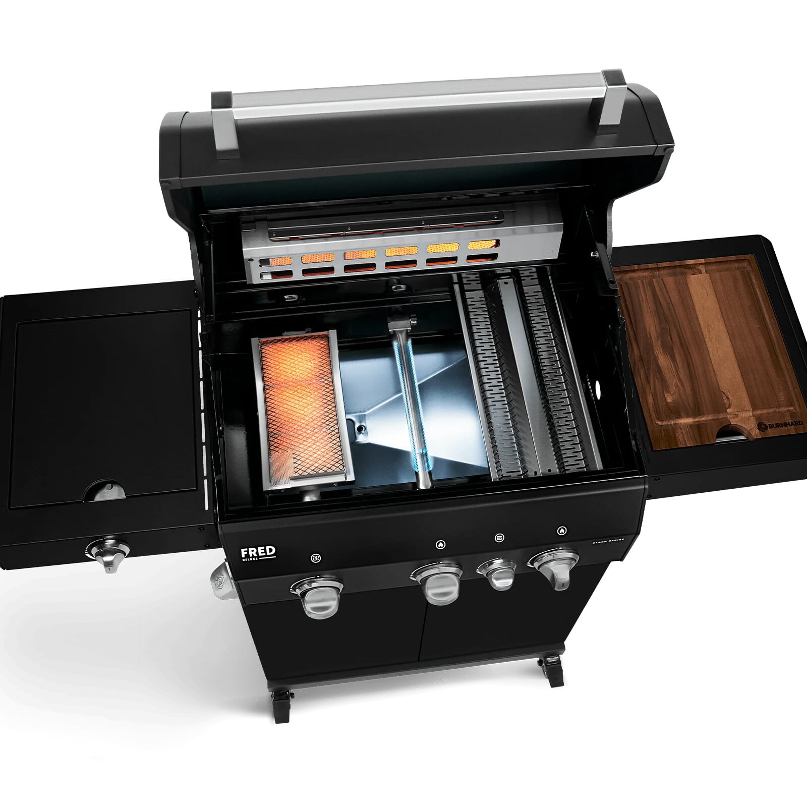 Burnhard FRED Deluxe 3-Burner Gas Grill - Series 3 Black Edition