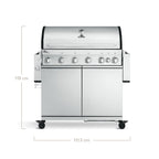 Burnhard Fat FRED 6-Burner Gas Grill Deluxe - Series 3