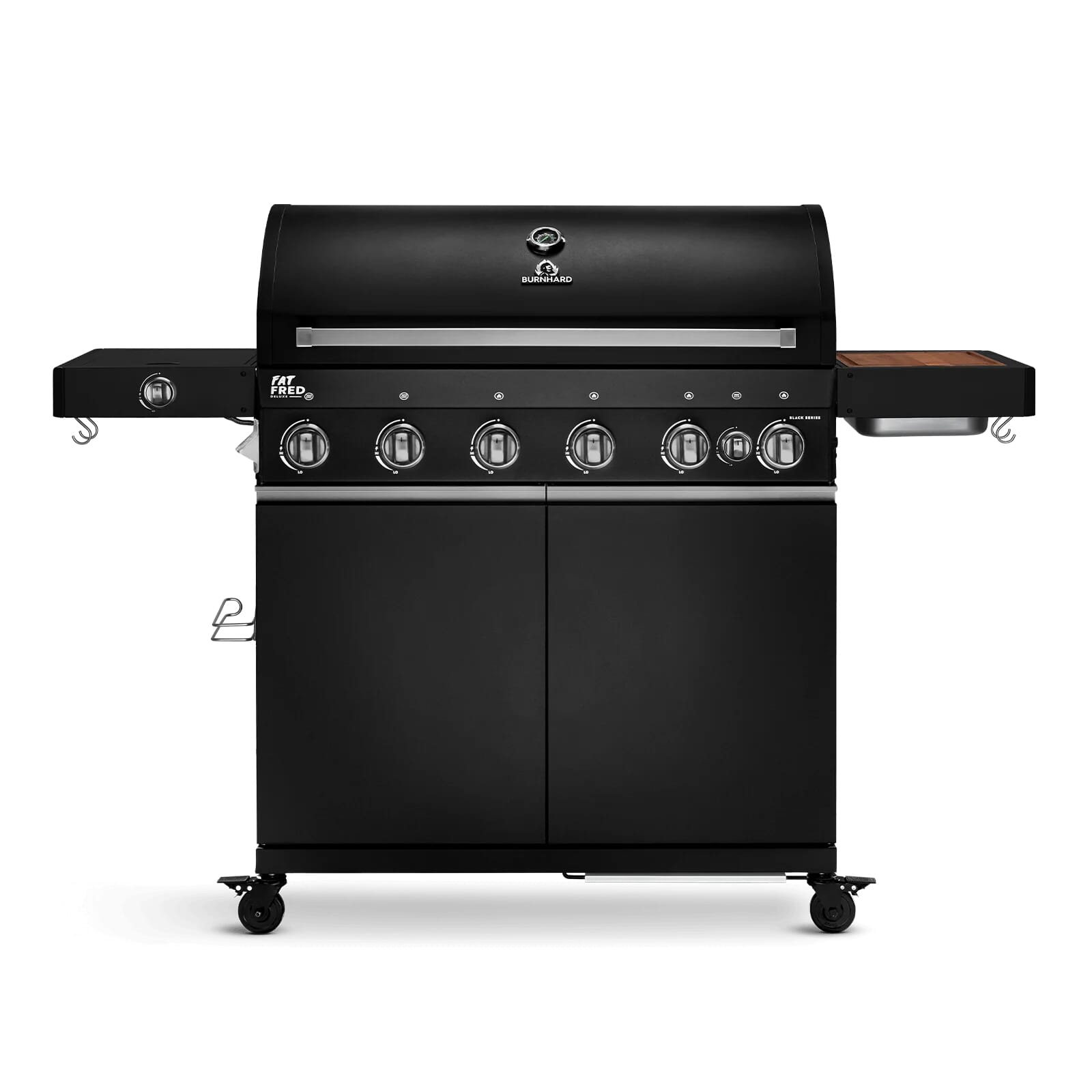 Burnhard Fat FRED - 6-Burner Gas Grill Deluxe Black Edition - Series 3