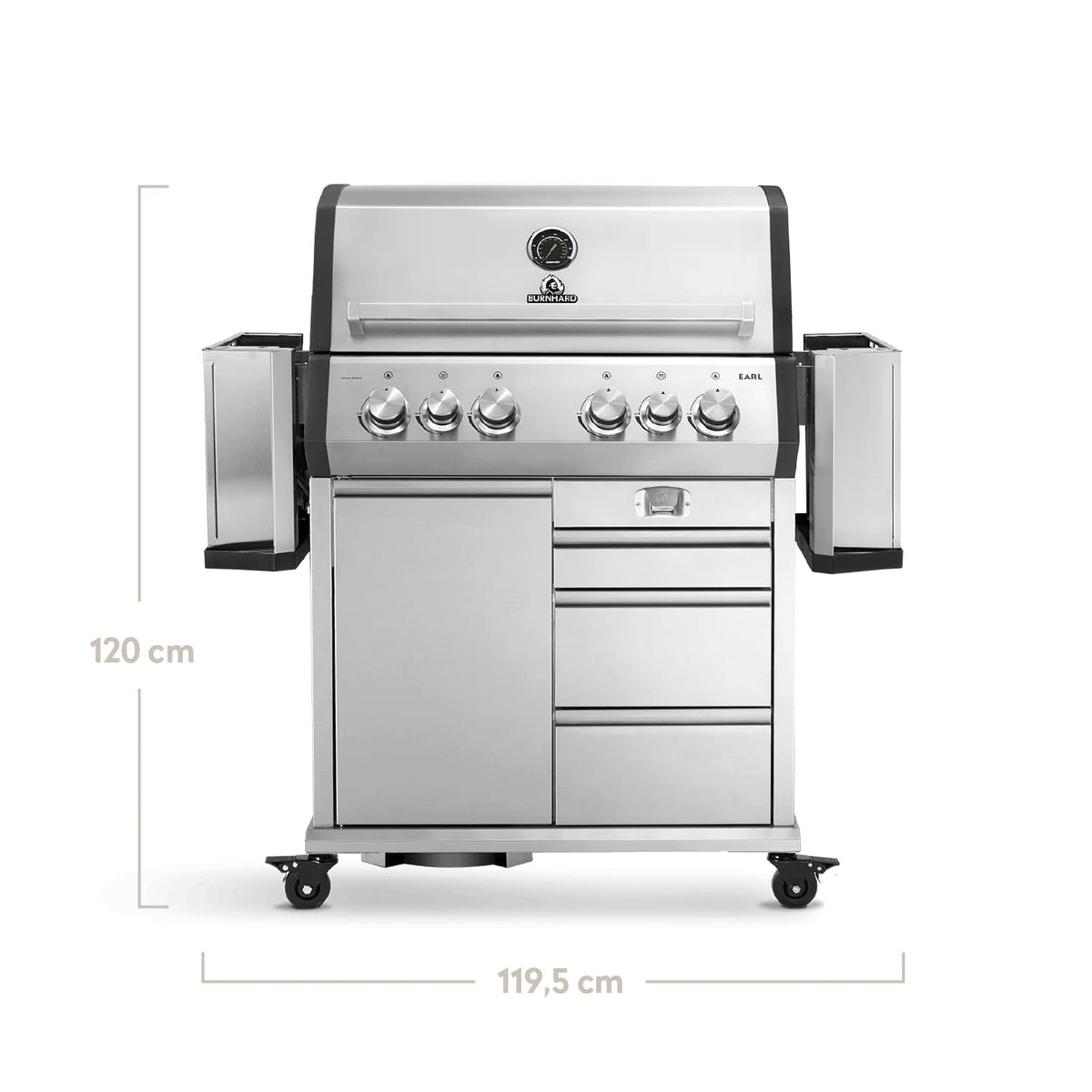Burnhard Big EARL 4-Burner Premium Gas Grill 2025