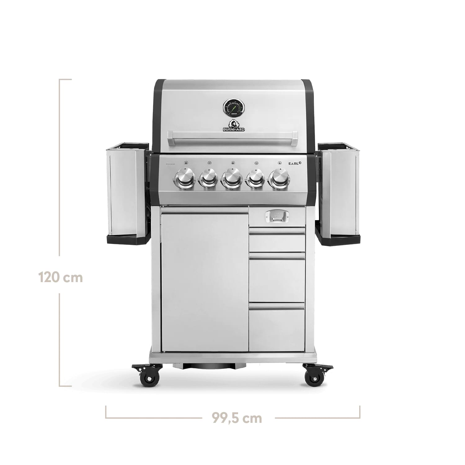 Burnhard EARL - 3-Burner Premium-Gas Grill 2025