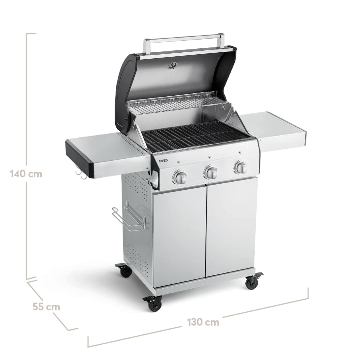 Burnhard FRED - 3-Burner Gas Grill Basic Edition - Series 3