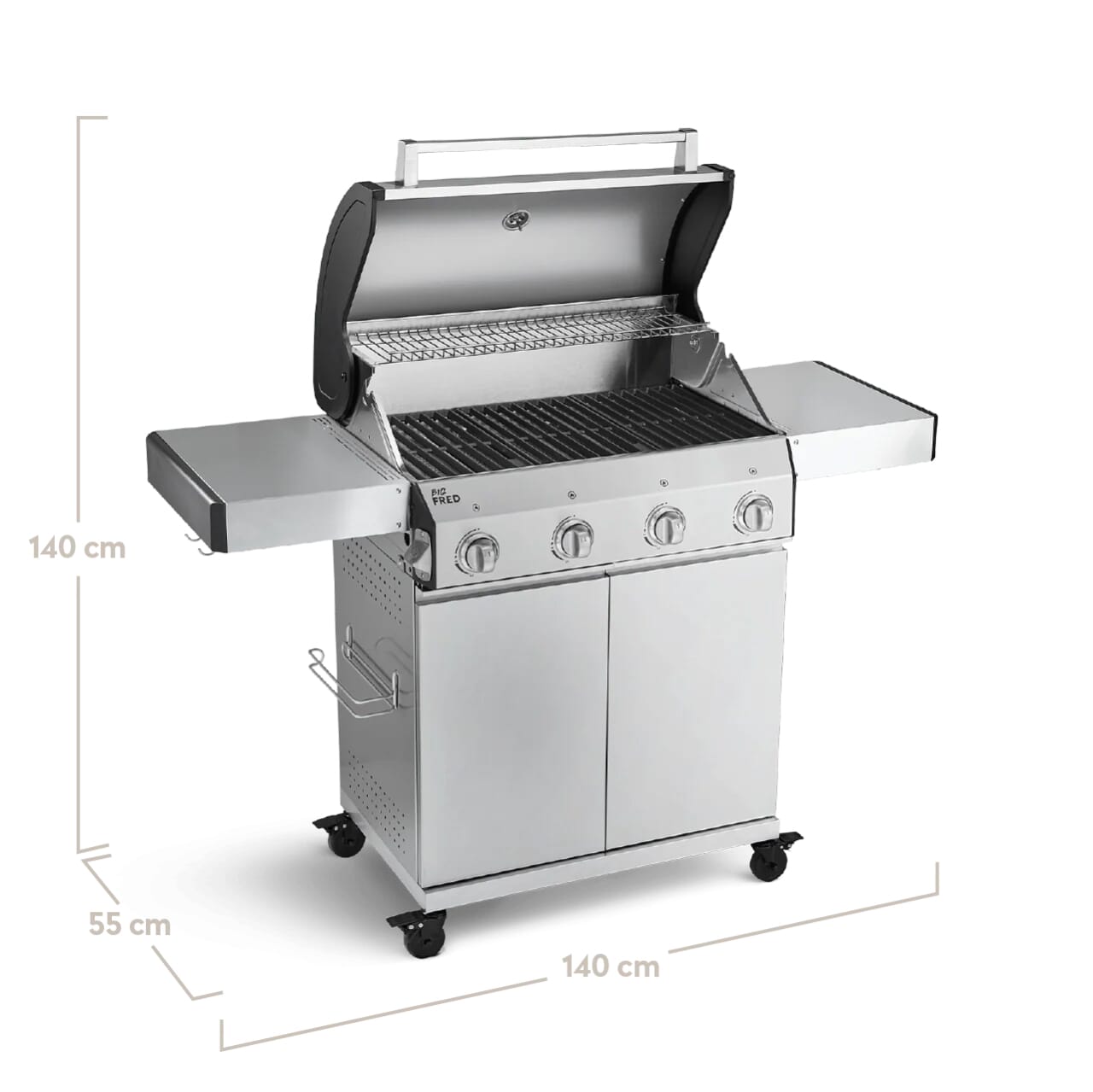 Burnhard Big FRED - 4-Burner Gas Grill Basic - Series 3