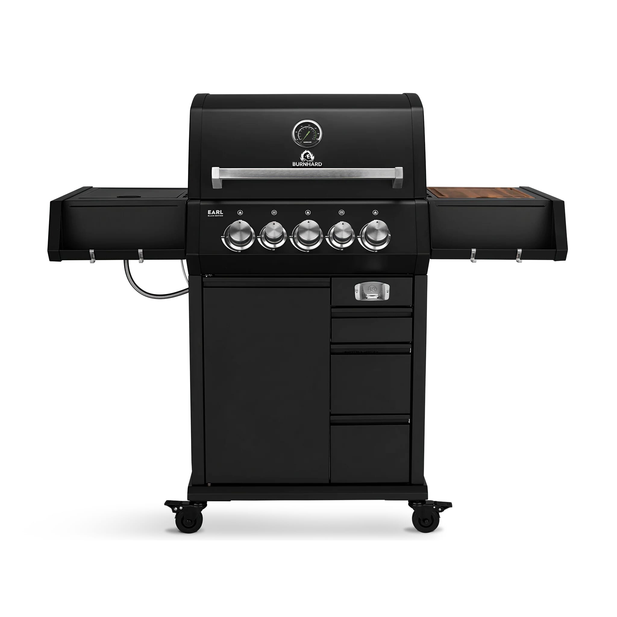 Burnhard EARL - 3-Burner Premium Gas Grill - Black Edition 2025