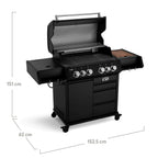 Burnhard Big EARL 4-Burner Premium Gas Grill 2025 - Black Edition Pro