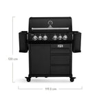 Burnhard Big EARL 4-Burner Premium Gas Grill 2025 - Black Edition Pro