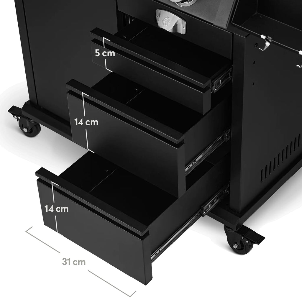 Burnhard Big EARL 4-Burner Premium Gas Grill 2025 - Black Edition