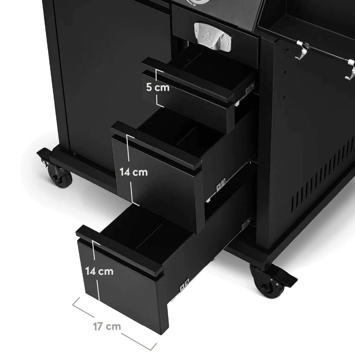 Burnhard EARL 3-Burner Premium Gas Grill 2025 - Black Edition