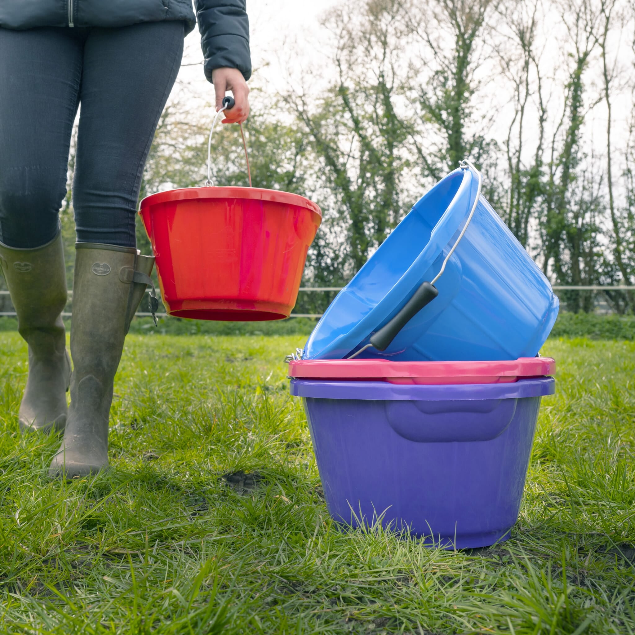Red Gorilla Gorilla Plas 10L Feed Bucket - Pink