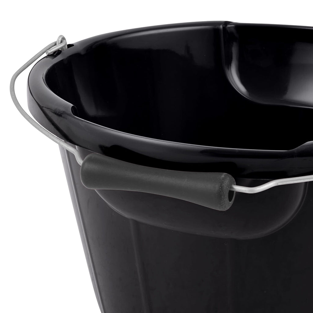 Red Gorilla Gorilla Plas 10L Feed Bucket - Black